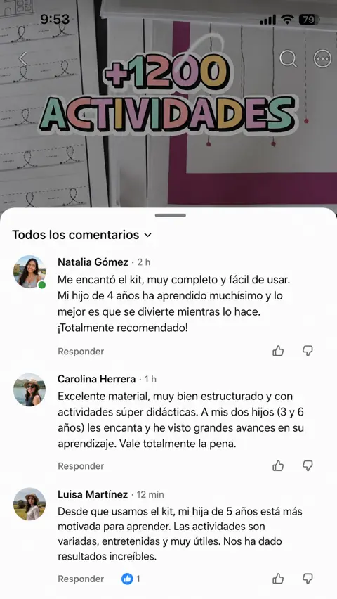 Testimonio real de una mamita usuaria del kit EducarFácil 4